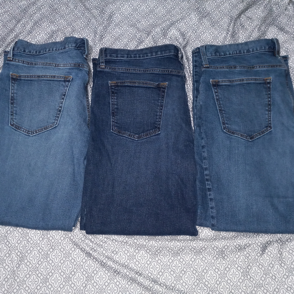 Lot of Mens Old Navy Jeans 36x30 EUC